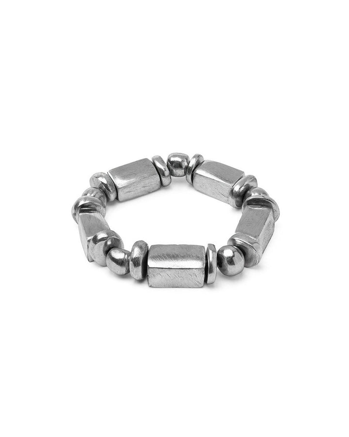 AL01161BRACELET ELASTIQUE RECTANGLE BOULES