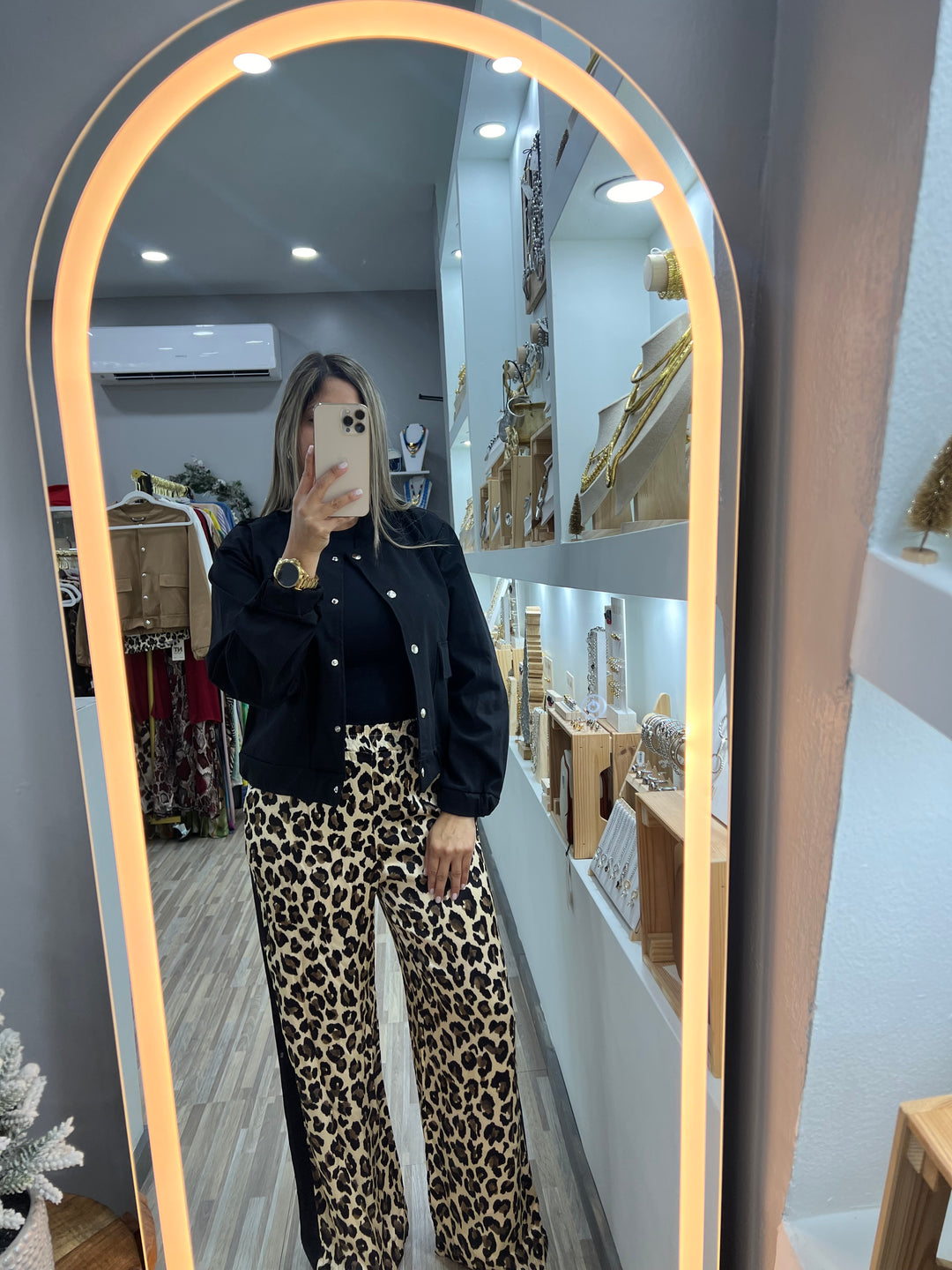 SET JACKET PLAIN Y PANTS PRINT