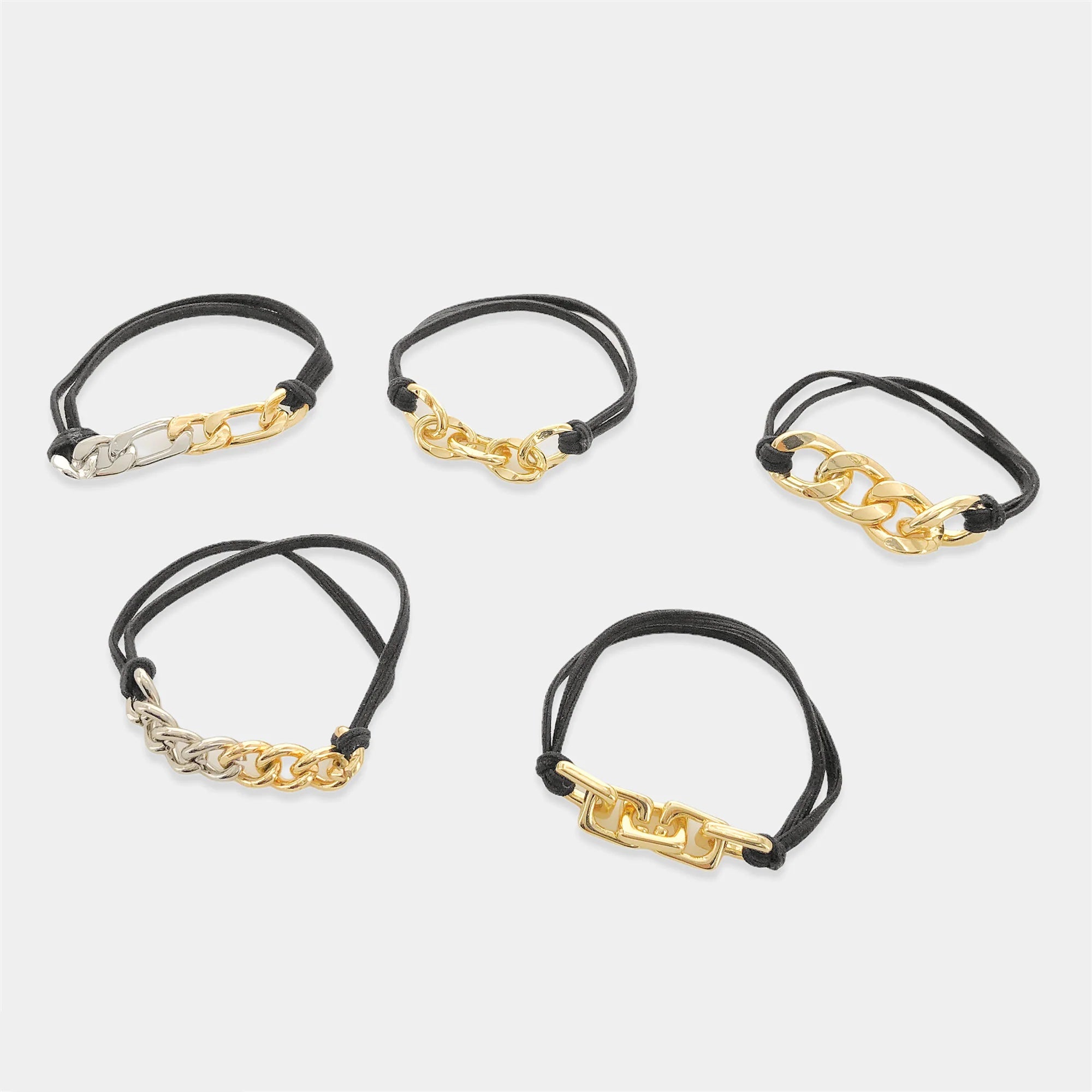 AHT3 - 5pc Hair Tie - Bracelet Set