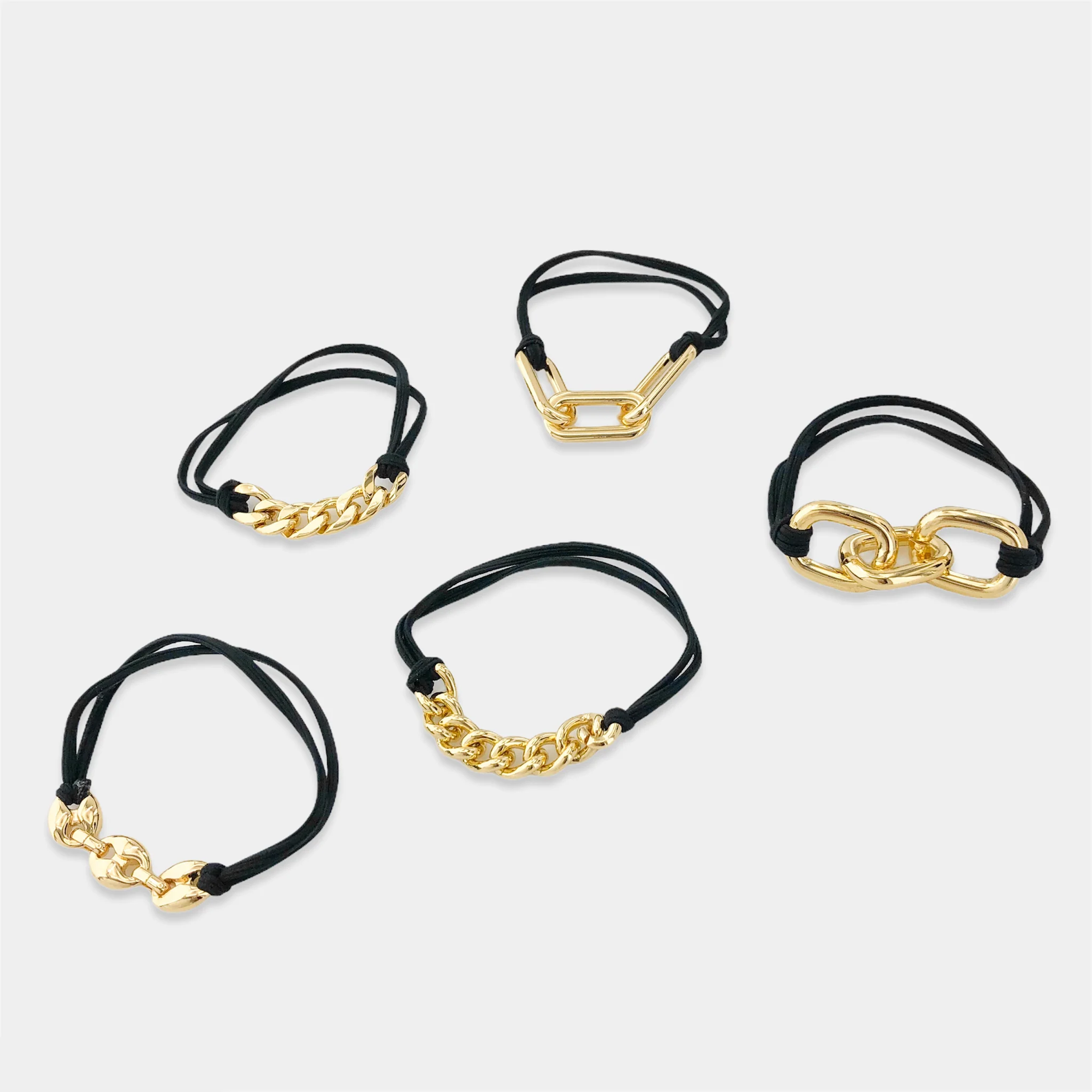 AHT2 - 5pc Hair Tie - Bracelet Set