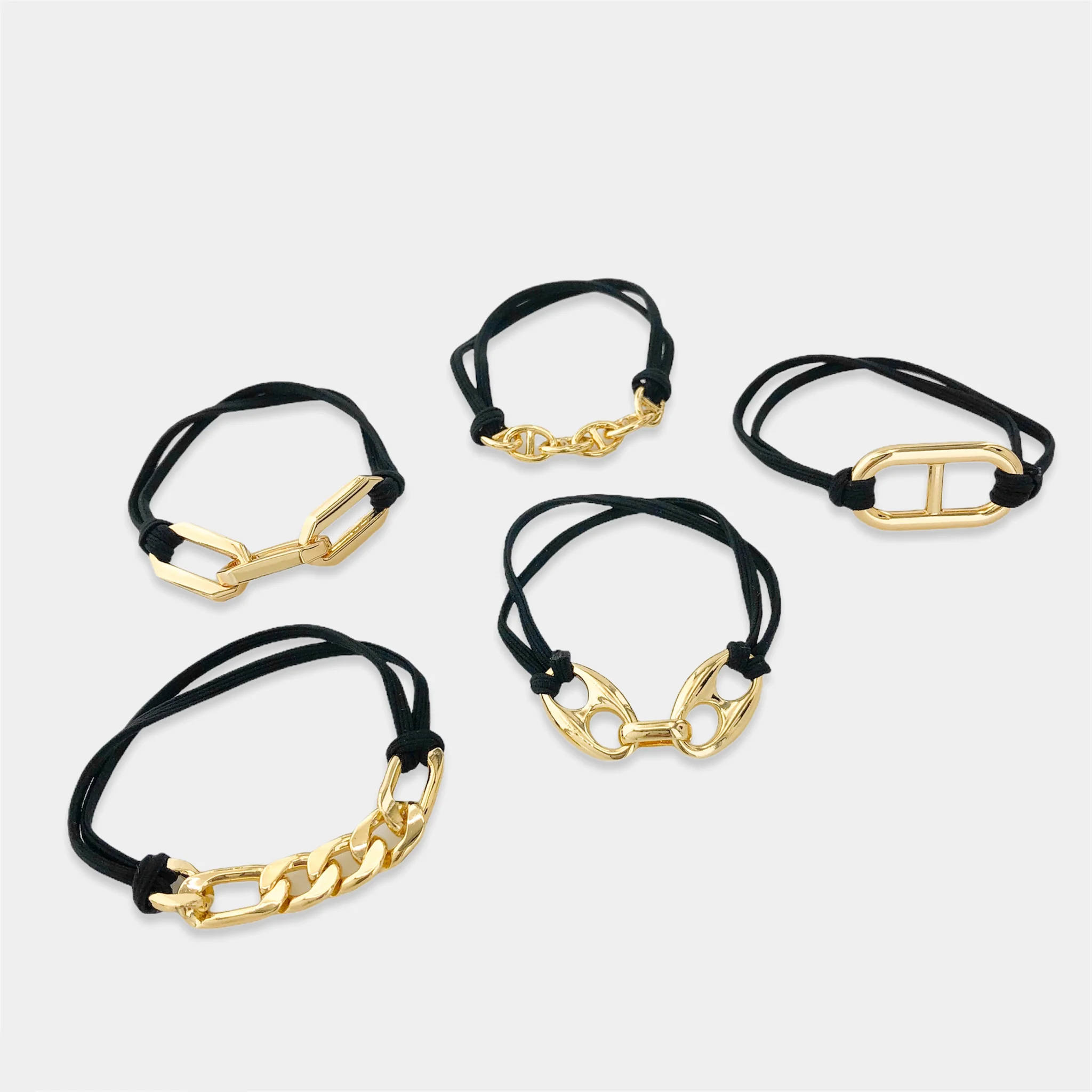 AHT1 - 5pc Hair Tie - Bracelet Set