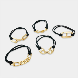 AHT1 - 5pc Hair Tie - Bracelet Set