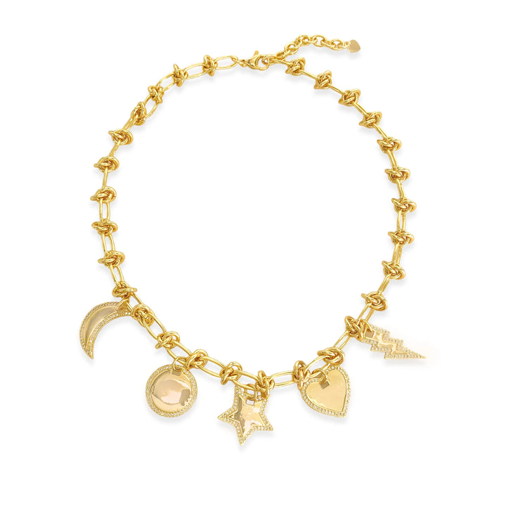ANK454 - Dangling Charm Necklace