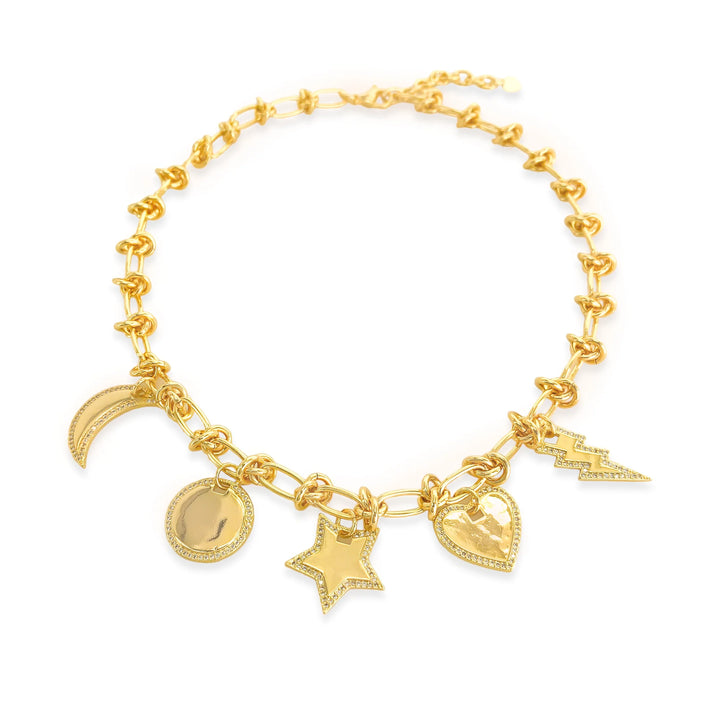 ANK454 - Dangling Charm Necklace