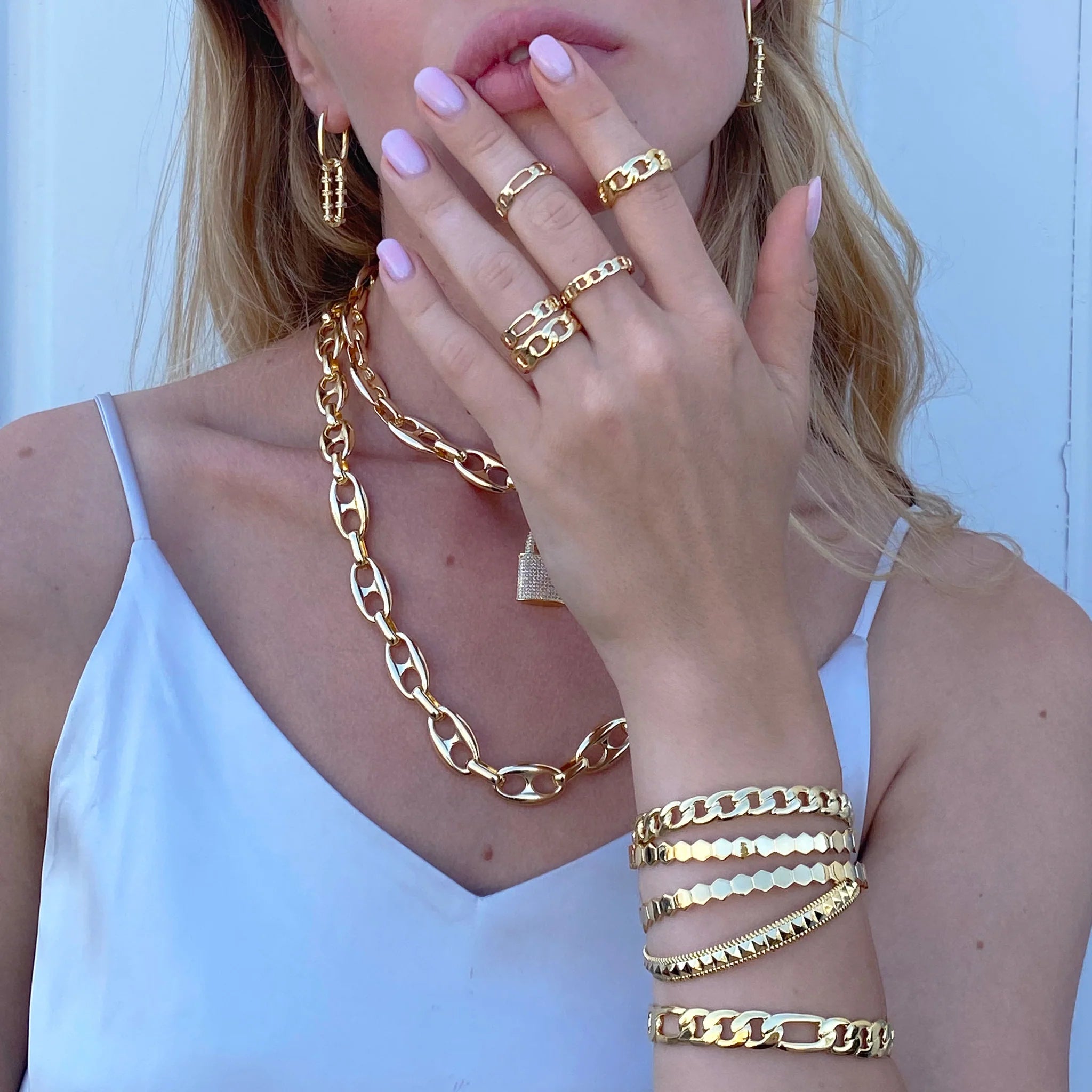 ABR088 - Figaro Chain Cuff