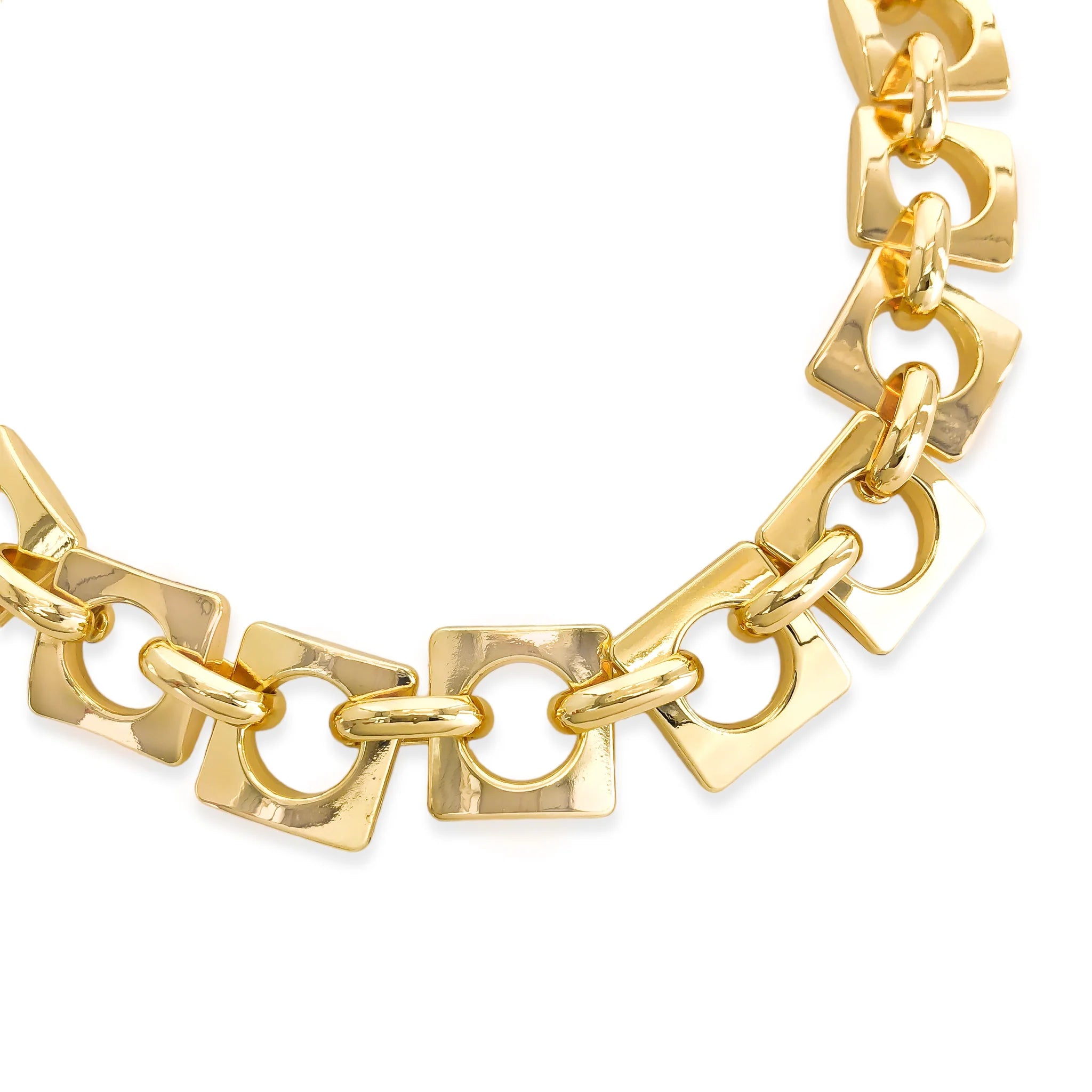 ANK501 - Square Chain Necklace