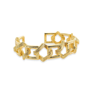 LBR196 - Pattern Cuff Bracelet