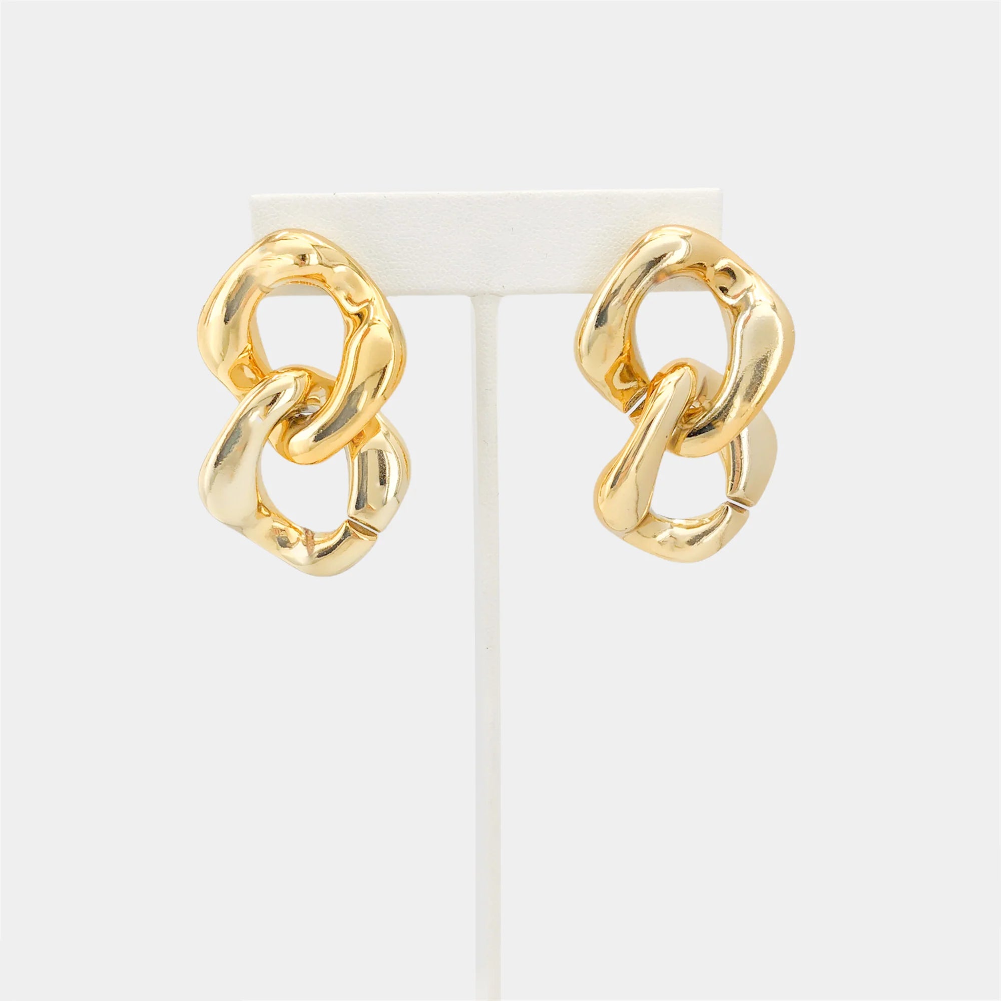 YER001 - Large Link Earrings