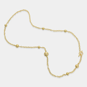 ANK381 - Oval Chain with Spheres