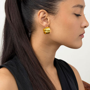 BAND HOOPS EARRINGS Code DD16125S