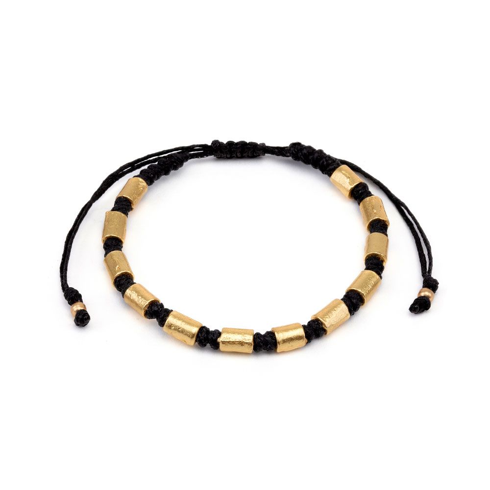 BRACELET MACRAME CYLINDERS Code DRY4503