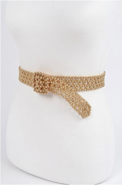 Metal Beaded Iconic Fashion Belt