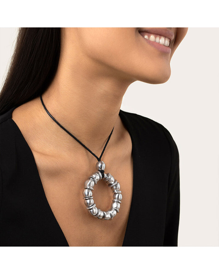 AL04262PENDENTIF DONUT BOULES/RONDELLE