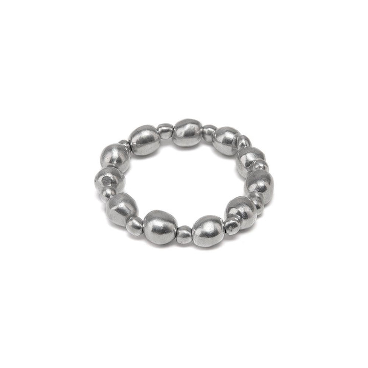 ELASTIC BRACELET BIG AND SMALL SPHERES AL 01130
