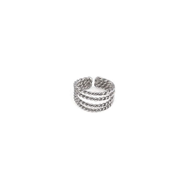 RING 4 WAVY LINES