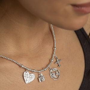 NECKLACE ADJUSTABLE WIRE TRAVEL MIX