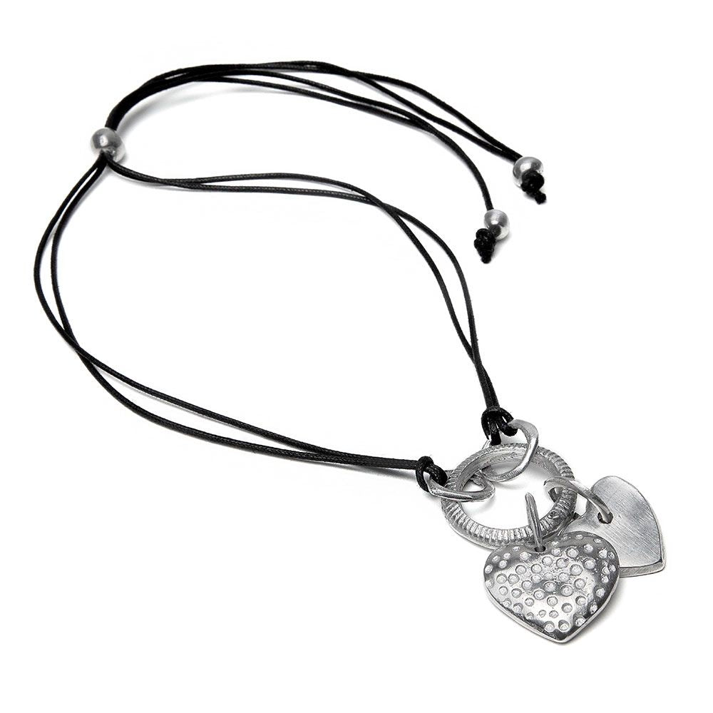 PENDANT 2 POIS HEARTS