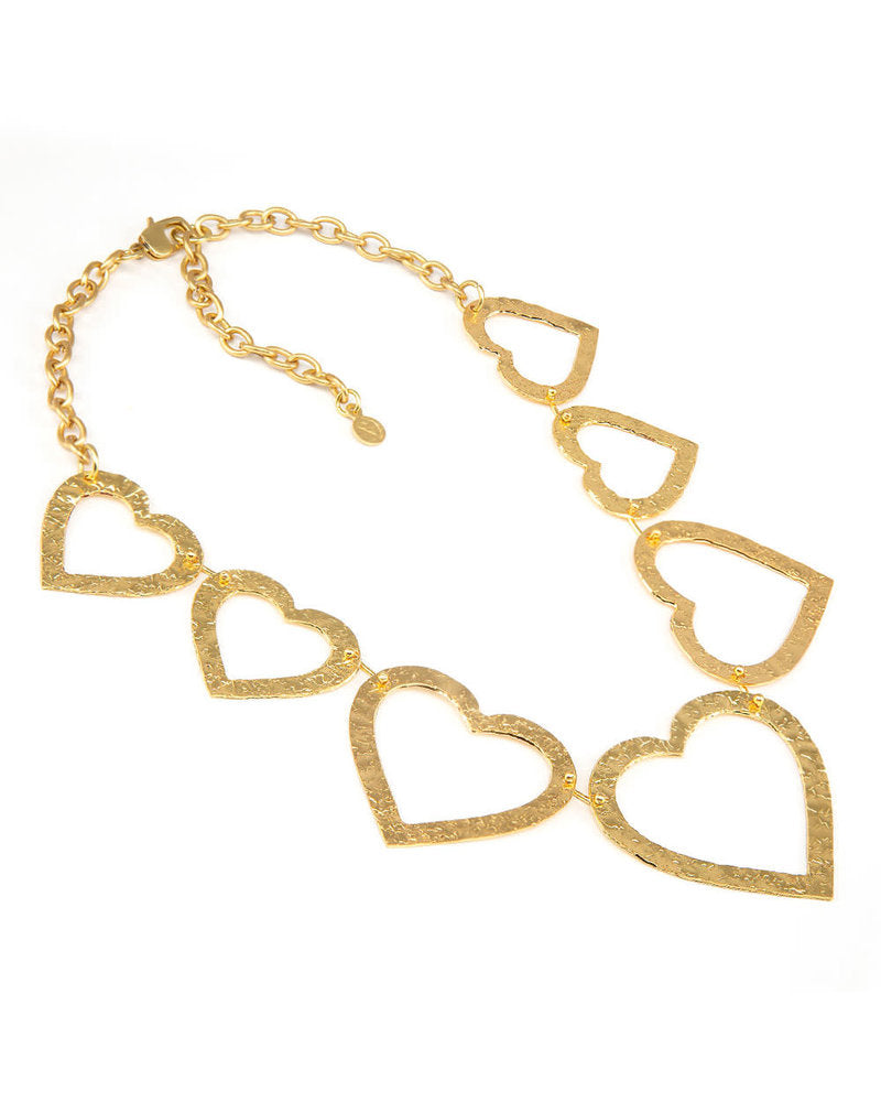NECKLACE HEARTS SILHOUETTE Code DD01033